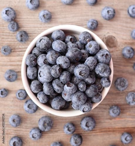 Fresh blueberry closeup