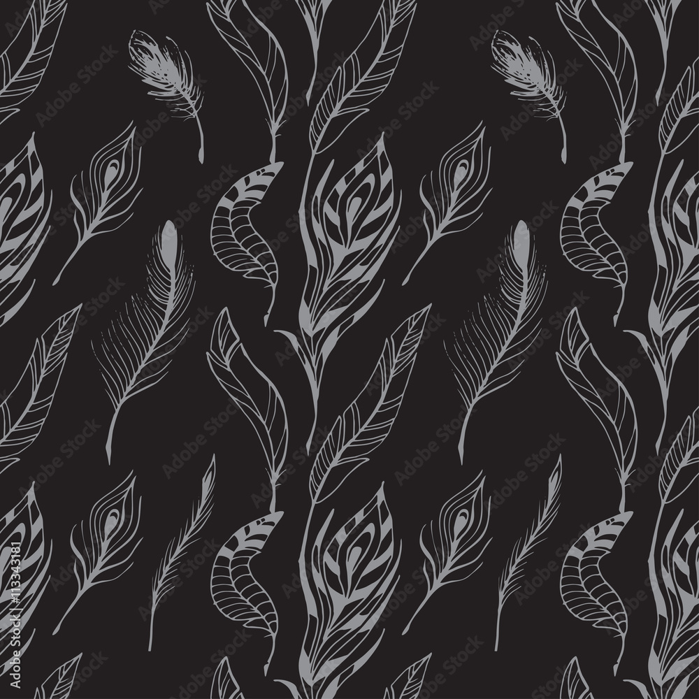 Fototapeta feather pattern 1