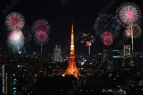 Tokyo fireworks,image