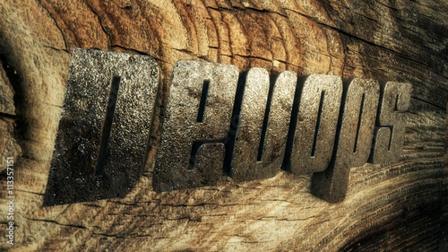 3D Illustration: Development & Operations (DevOps)