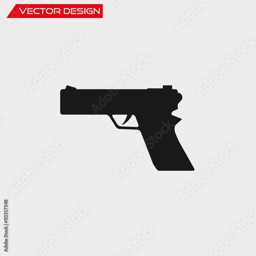 Vector pistol icon