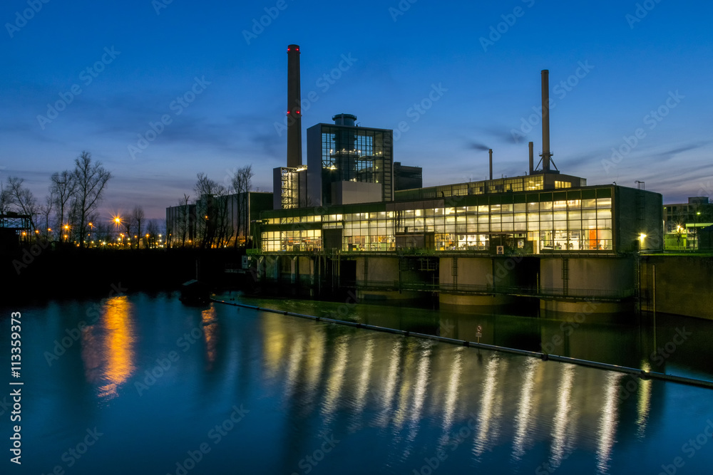 Düsseldorf - Industriehafen - Kraftwerk
