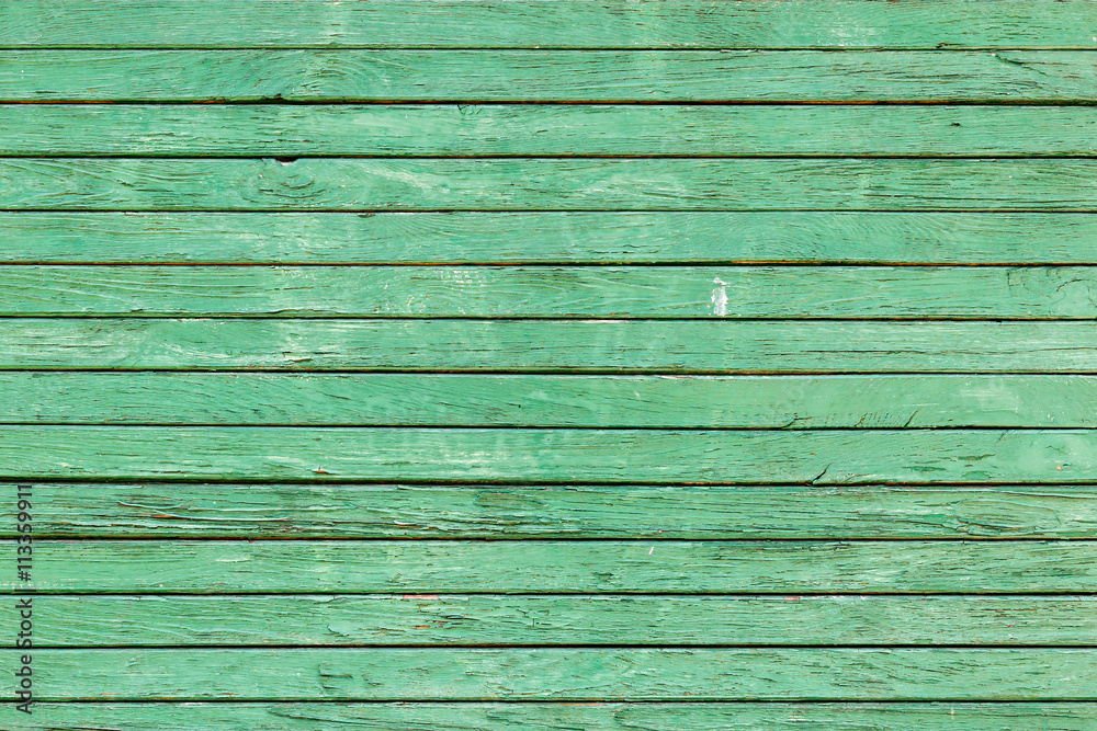 The old green wood texture with natural patterns