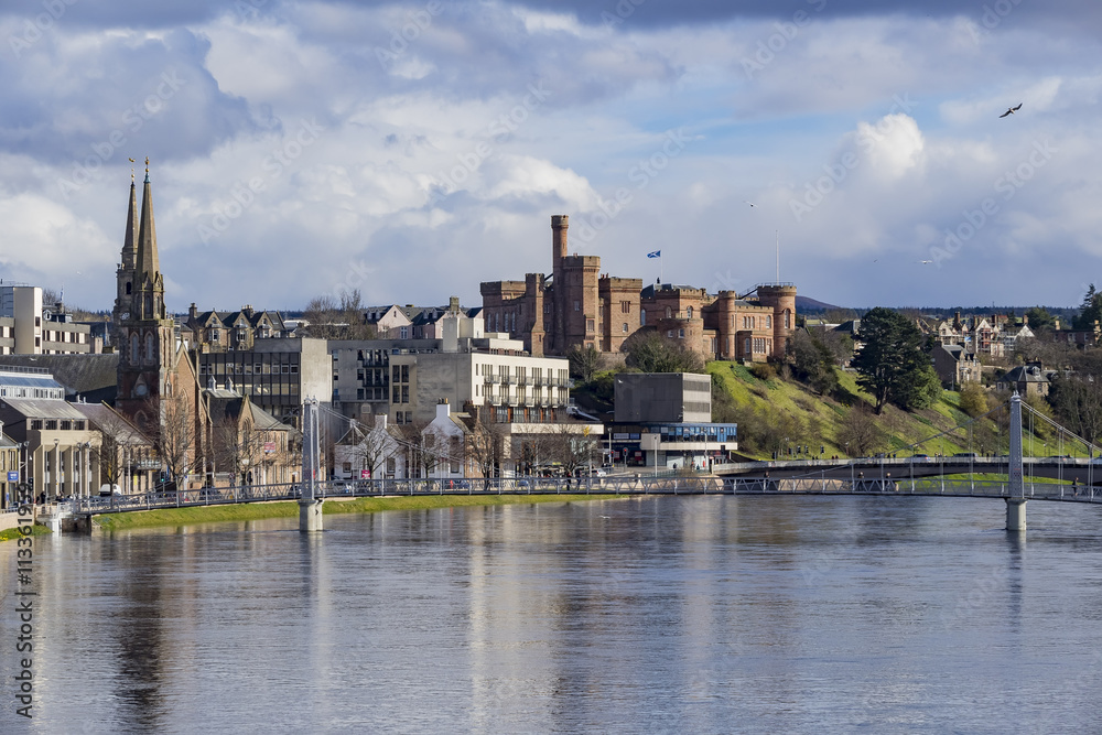 Beautiful Inverness cityscape