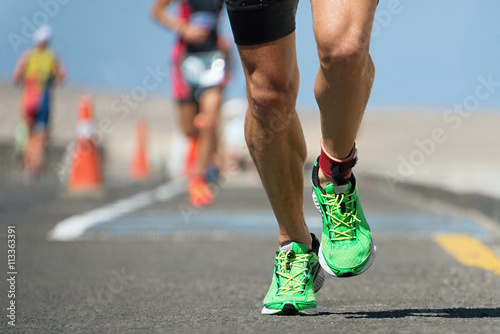 Obraz na płótnie Marathon running race