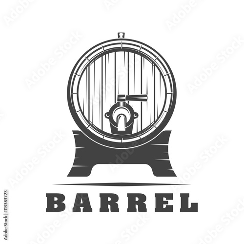 Wooden barrel signs