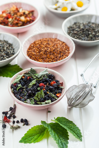 Assortment of dry tea