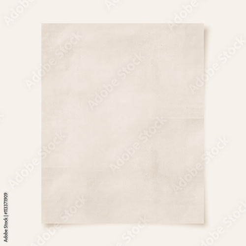 blank paper (Vintage filter effect used)