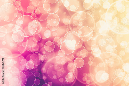Abstract on a colorful background digital bokeh effect
