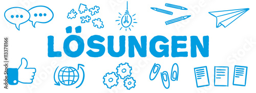 Stick Figure Series Banner Blue / Lösungen