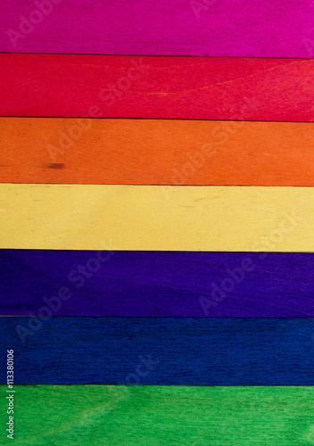 Colorful wooden white background.