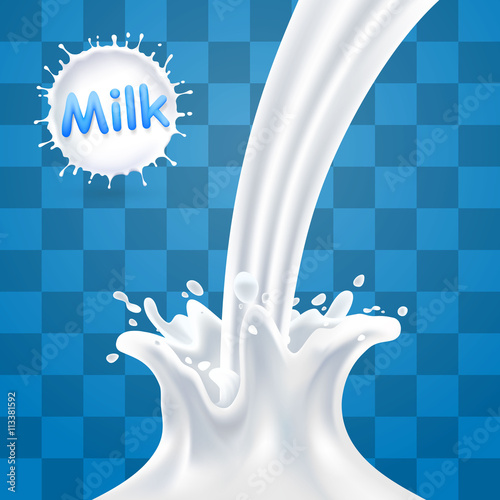 Splashes of milk,  splash background transparent 