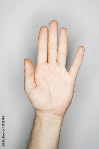 isolated hand gesture © StockOption