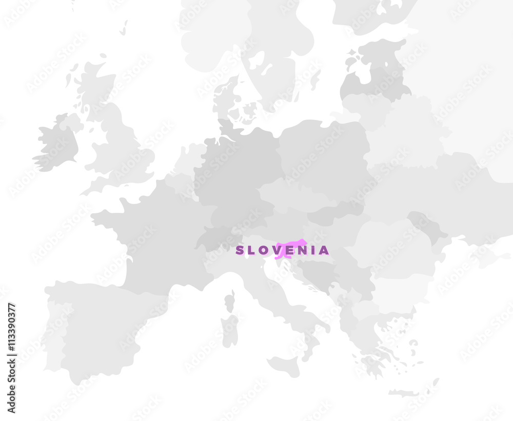 Slovenia Location Map