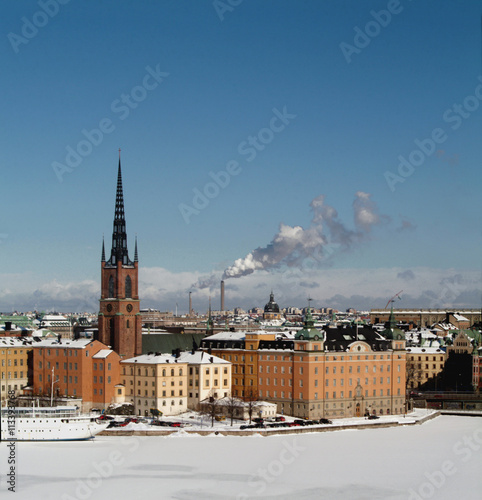 Citybuilding in the winter photo