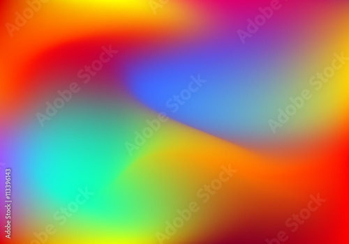 Abstract blur colorful gradient background with red, yellow, blue, cyan and green colors for deign concepts, wallpapers, web, presentations and prints. Vector illustration.