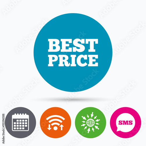 Best price sign icon. Special offer symbol.