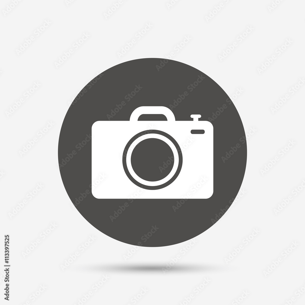 Photo camera sign icon. Photo symbol. Photo camera sign icon. Photo symbol.