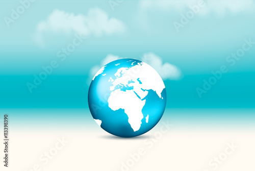 Earth Background Vector Design