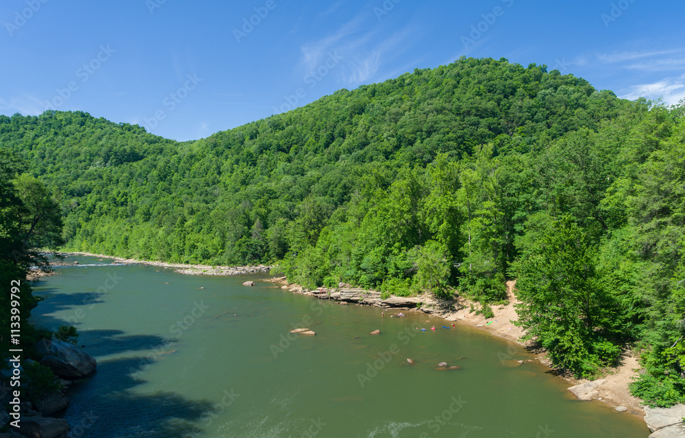 View of Cheat River from Jenkinsburg Bridge