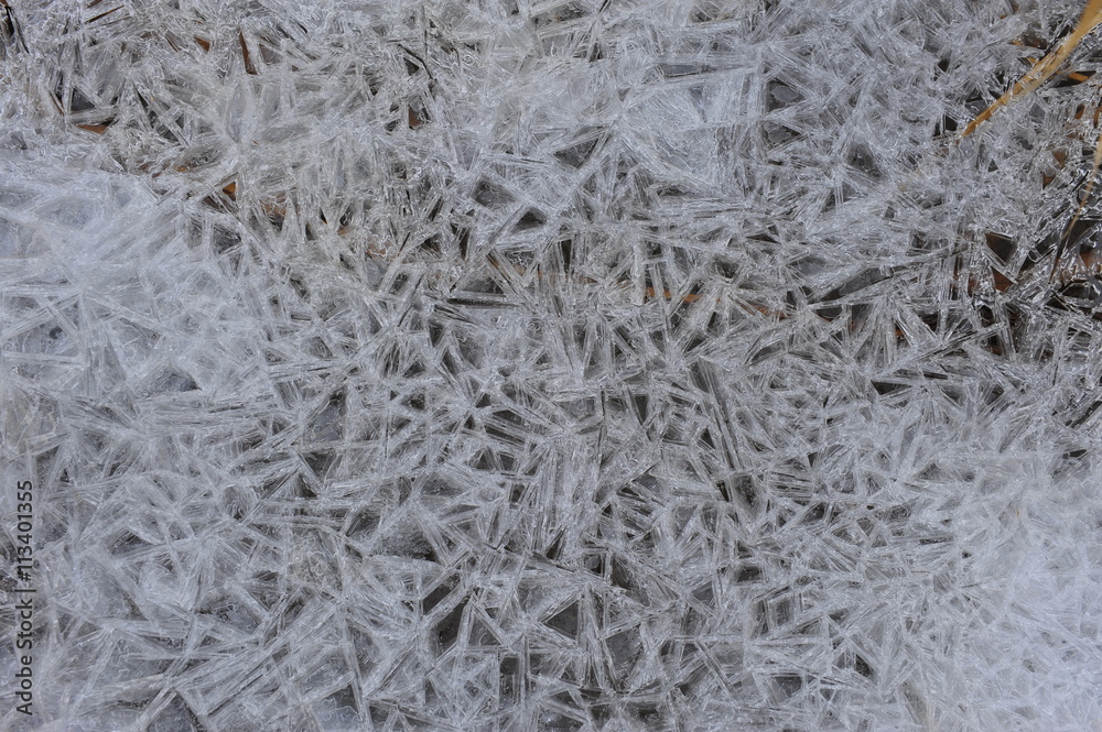 Many ice piled up together Many ice piled up together