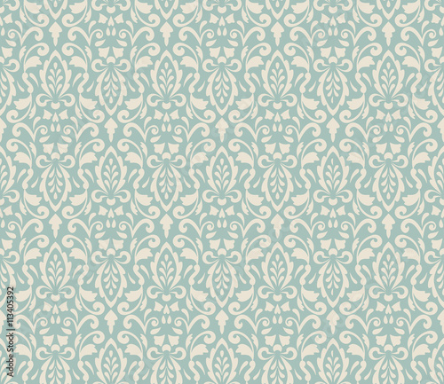 Seamless background in the style of Damascus