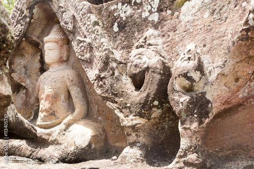 antique stone National Park, Phu Phra bat province. Country Thai