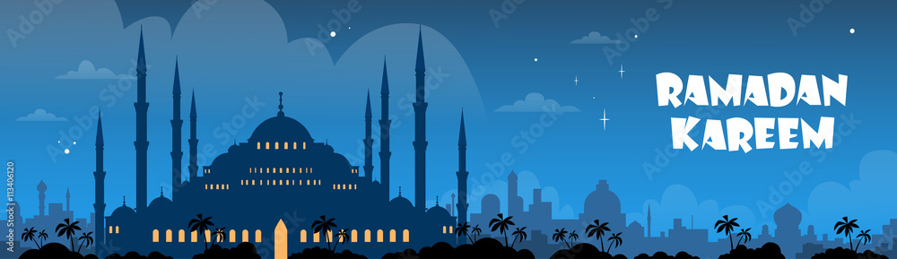 Obraz premium Mosque Ramadan Kareem Muslim Religion