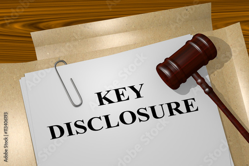 Key Disclosure legal concept