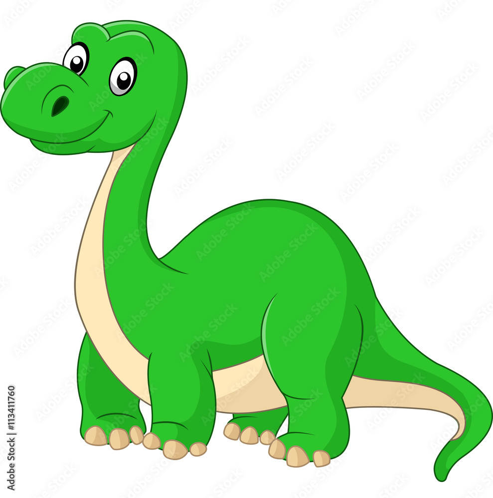 Cartoon cute dinosaur