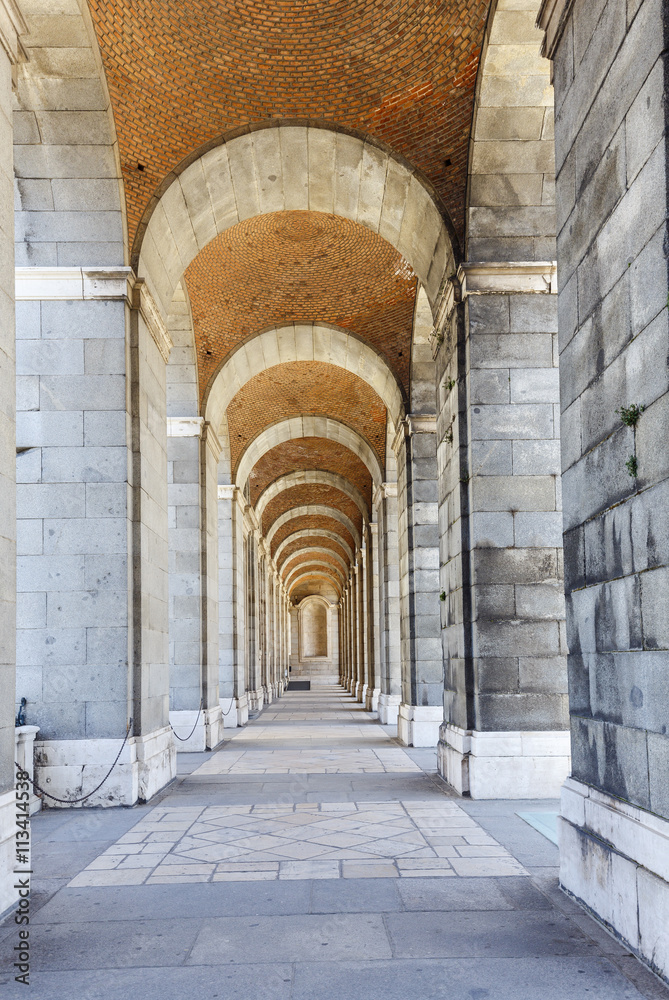 Obraz premium The Palacio Real de Madrid Royal Palace