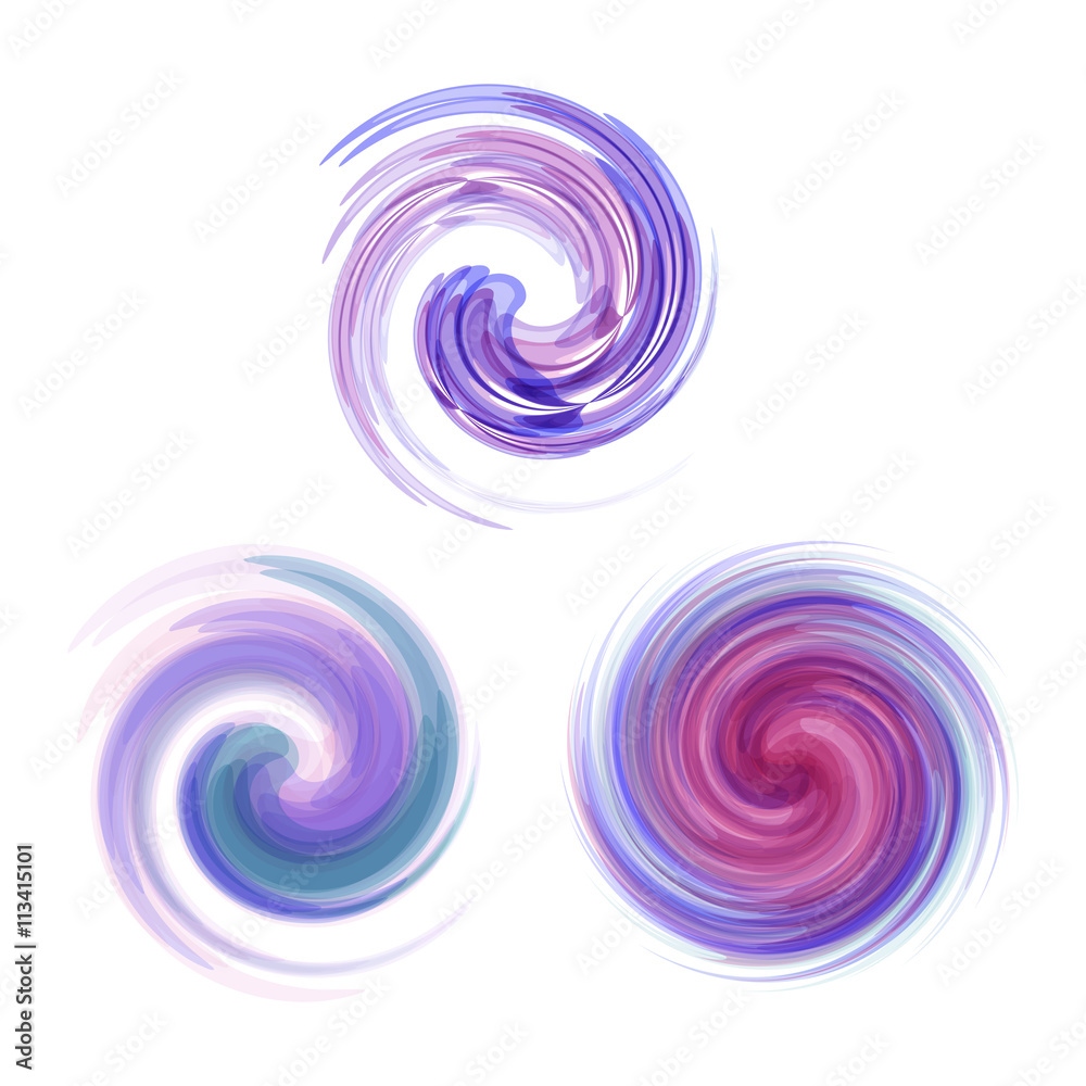 Dynamic Flow Illustration. Swirl Background. Dynamic Flow Illustration. Swirl Background.