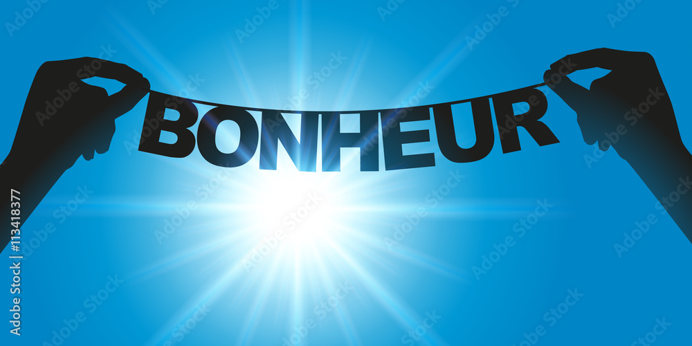 Vecteur Stock Bonheur - Mot | Adobe Stock