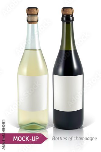 bottles of champagne