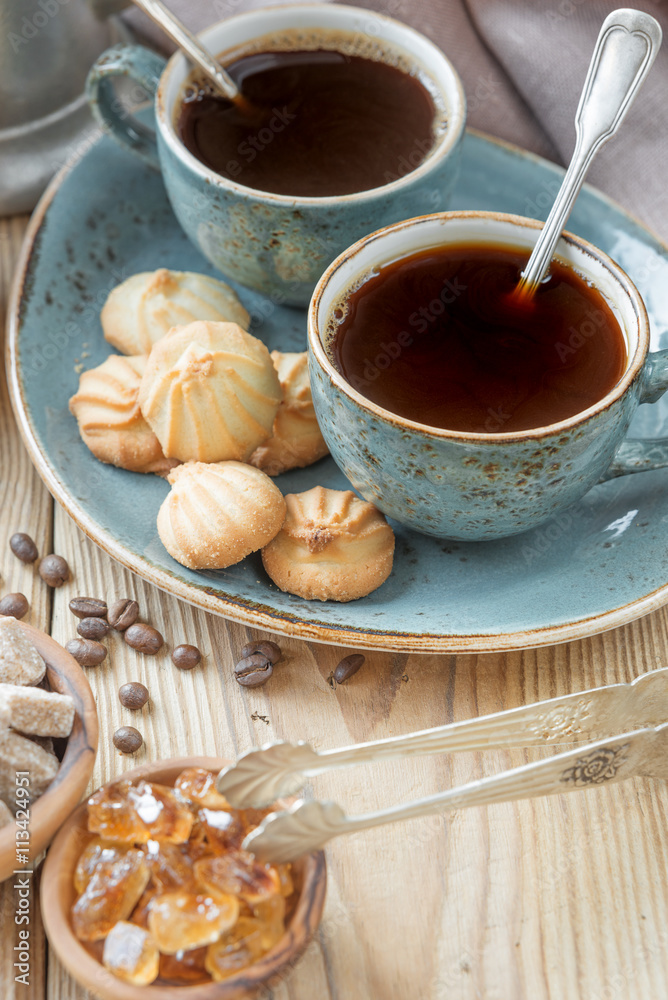 Coffee and biscuits Coffee and biscuits