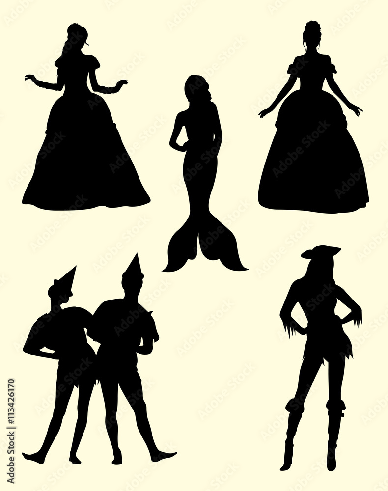 Awesome costume silhouette