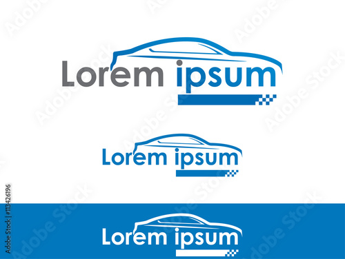 Tableau sur toile Icon for car dealerships and auto industry