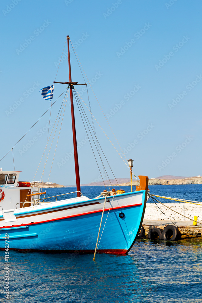 lighthouse greece  mediterranean sea