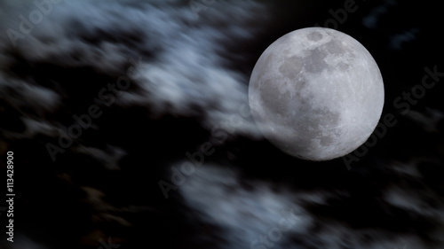 Quadro su tela Blue Moon