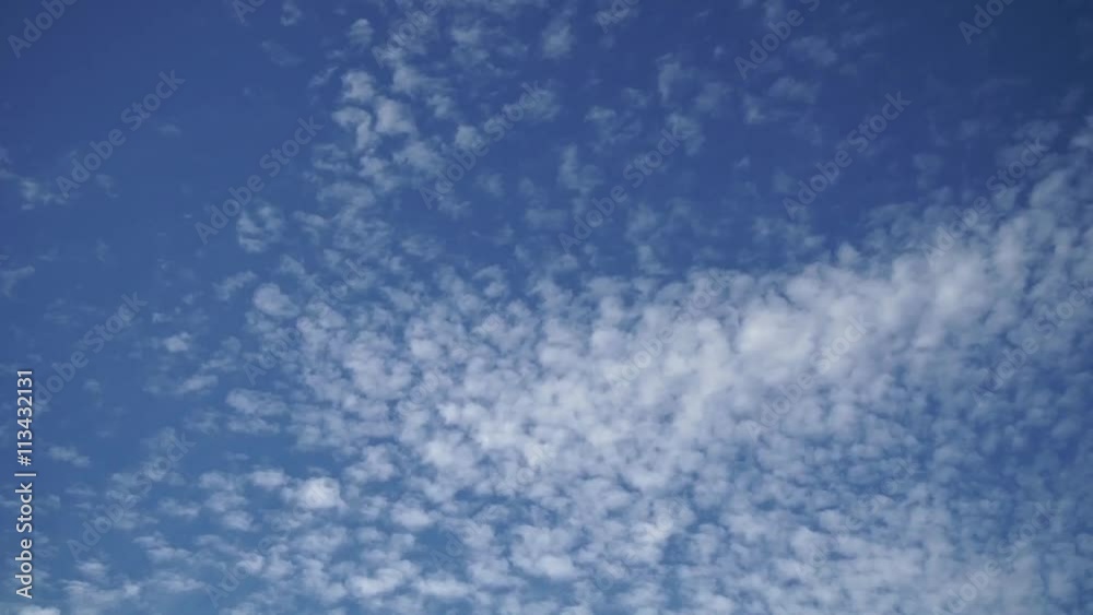 Spindrift clouds of good weather on blue sky Spindrift clouds of good weather on blue sky