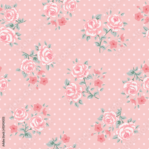 Flower seamless pattern
