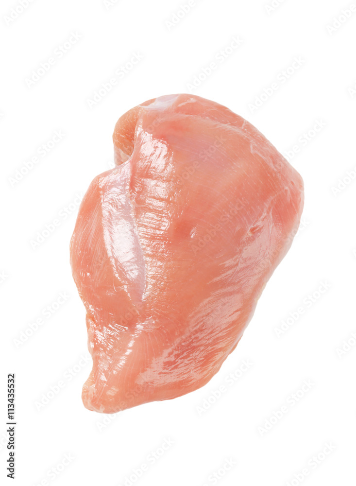 Raw turkey breast fillet Raw turkey breast fillet
