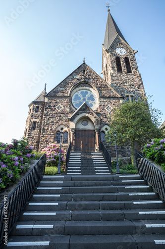 church in nachrodt sauerland germany photo