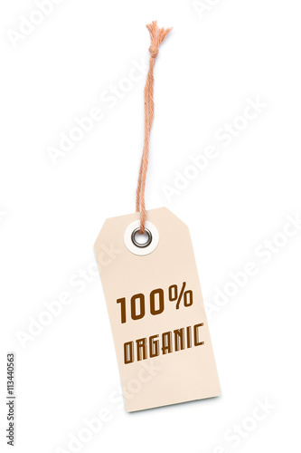 100% Organisch Verkaufs Label aus Pappe mit Ausverkauf Discount
