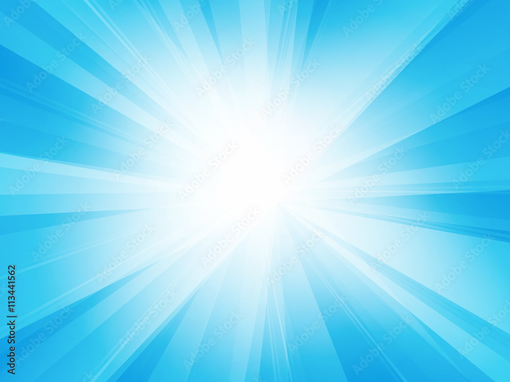 blue white ray background Stock Illustration | Adobe Stock