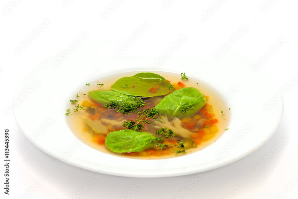 Chicken vegetable soup Chicken vegetable soup