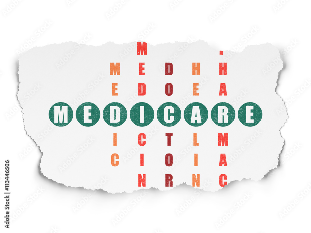 Health concept: Medicare in Crossword Puzzle Stock Illustration Adobe Health concept: Medicare in Crossword Puzzle Stock Illustration Adobe