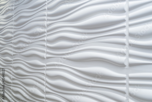 Fototapeta Naklejka Na Ścianę i Meble -  Abstract wave curve pattern on wall background