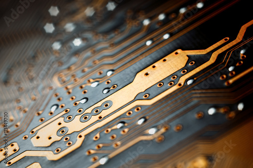 Electronic circuit blur