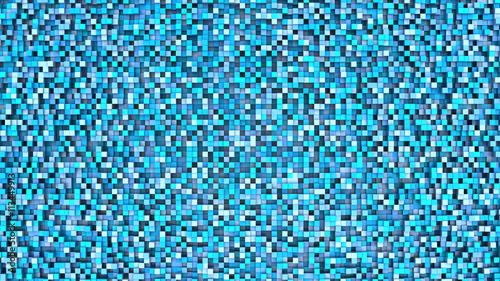 blue cubes mosaic